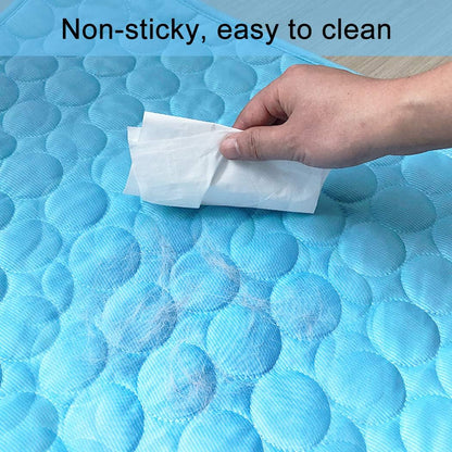 Pet Products Cool Mat-Dog Cooling Mat Summer Pet Cooling Pads, Ice Silk Cooling Mat for Dogs & Cats, Portable & Washable Pet Cooling Blanket for Kennel/Sofa/Bed/Floor